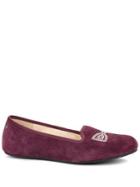 Ugg Alloway Crystal Bow Suede Flats