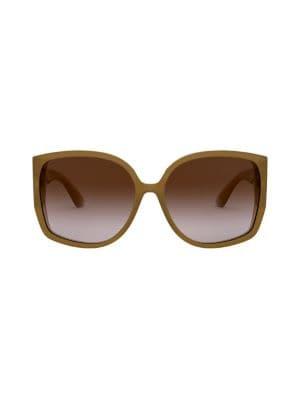 Burberry 61mm Square Gradient Sunglasses