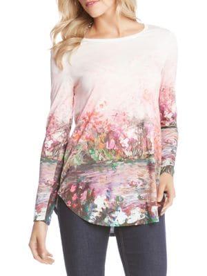 Karen Kane Long-sleeve Shirttail Tee