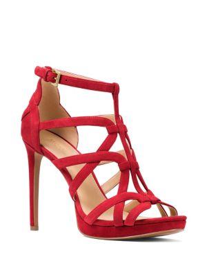 Michael Michael Kors Sandra Suede Platform Sandals
