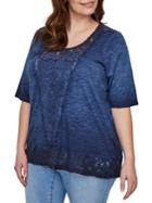 Junarose Plus Alberta Short-sleeve Blouse