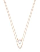 Swarovski Gallery Crystal & 18k Rose Gold-plated Layered Necklace