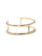 Vince Camuto Pave Goldtone T-cuff
