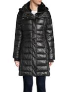 French Connection Faux Fur Hooded Puffer Jacket