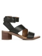 Franco Sarto Kaelyn City Leather Ankle-strap Sandals