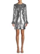 Michael Michael Kors Sequin Bell Sleeve Mini Dress