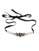 Jenny Packham Cluster Stone Choker Necklace