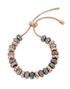 Kenneth Cole New York Supercharged Rose Gold And Crystal Bracelet