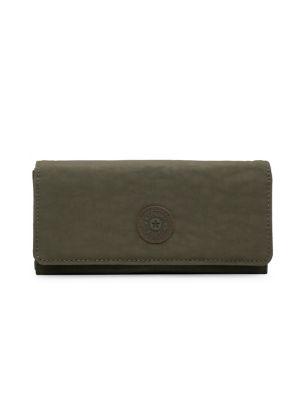 Kipling New Teddi Nylon Snap Continental Wallet