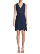 Laundry By Shelli Segal Lace Fit-and-flare Dress