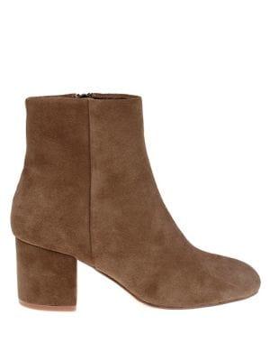 Splendid Nixie Round Toe Suede Booties