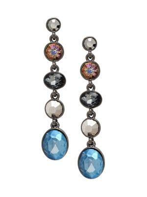 Stein And Blye Crystal Drop Earrings