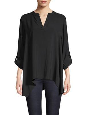 Context Classic Split Neck Top