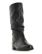 Dune London Rosalind Leather Mid-calf Boots
