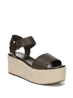 Franco Sarto Ben Leather Platform Sandals