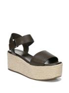 Franco Sarto Ben Leather Platform Sandals