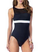 Lauren Ralph Lauren Highneck One-piece Swimsuit