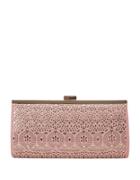 Jessica Mcclintock Laura Perforated Framed Clutch