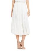 Vince Camuto Petite Solid Pleated Skirt