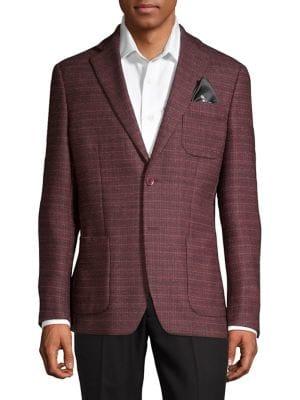 Tallia Orange Textured Button Front Sportcoat