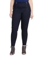 Lauren Ralph Lauren Plus Stretch Cotton Skinny Pants