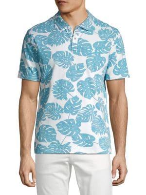Black Brown Printed Polo Shirt
