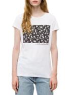 Calvin Klein Jeans Floral Logo Block Tee