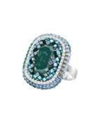 Gaia Bezel-set Swarovski Crystal Ring