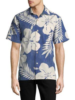 Tommy Bahama Hialeah Hibiscus Floral Short-sleeve Button Down