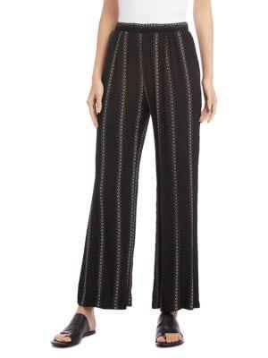 Karen Kane Floral Wide-leg Pants