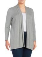 Vince Camuto Plus Open-front Cardigan