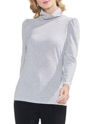 Vince Camuto Puff-sleeve Turtleneck
