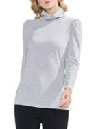 Vince Camuto Puff-sleeve Turtleneck