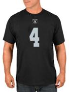 Majestic Derek Carr Oakland Raiders Nfl Eligible Receiver Iii Cotton Jersey Tee