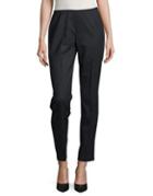 Lafayette 148 New York Italian Stretch Wool Full Length Stanton Pant