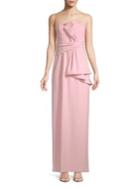 Adrianna Papell Strapless Bow Gown