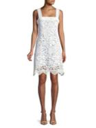 Design Lab Lace Overlay Shift Dress