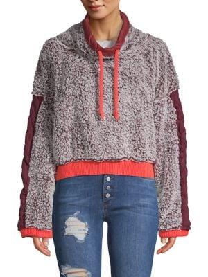 Free People Plush Cable-knit Top