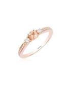 Le Vian Peach Morganite, Vanilla Diamonds & 14k Strawberry Gold Ring