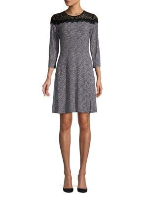 Michael Michael Kors Three-quarter Sleeve Sheath Dress