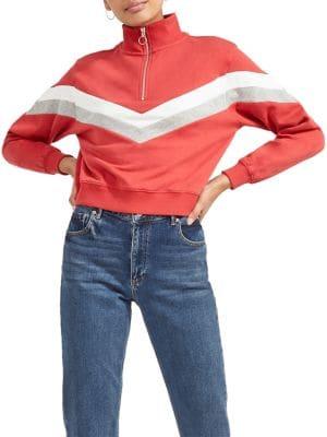 Miss Selfridge Striped Funnelneck Sweater