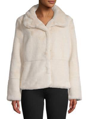 Ivanka Trump Long-sleeve Faux Fur Jacket