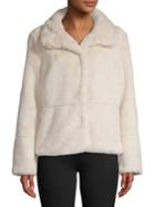 Ivanka Trump Long-sleeve Faux Fur Jacket