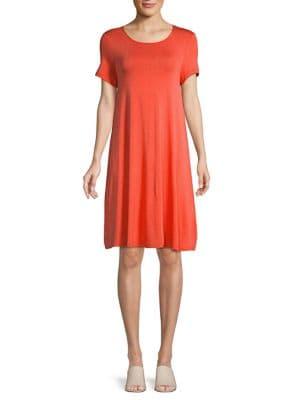 Lord & Taylor Petite Short Sleeve Shift Dress