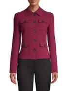 Karl Lagerfeld Paris Button-front Jacket