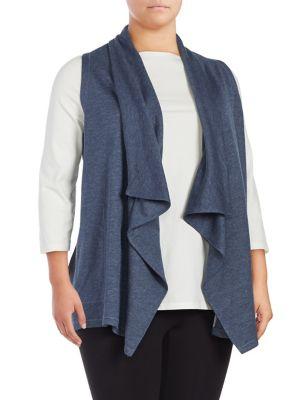 Calvin Klein Performance Plus Drape-front Vest