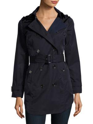 Michael Kors Cotton-blend Double-breasted Trench Coat