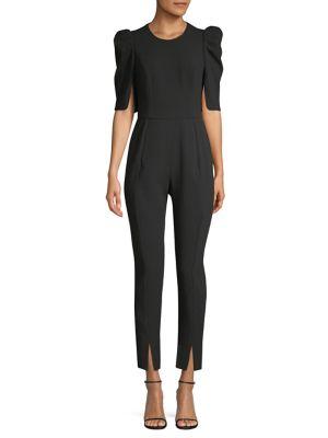 Black Halo Russo Puff Sleeve Jumpsuit
