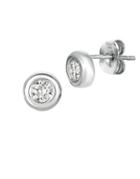 Morris & David 0.75 Tcw Diamond And 14k White Gold Stud Earrings