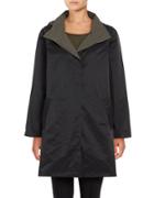 Eileen Fisher Petite Reversible Hooded Coat